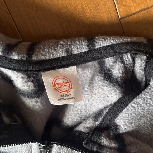 Wonder Nation Gray Smiley Face Jacket - Picture 4 of 4